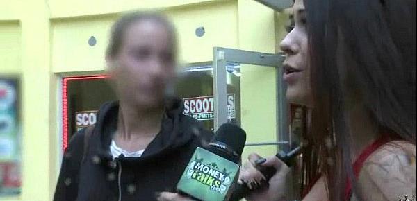  Amateur girl accepts cash for sex from stranger 20